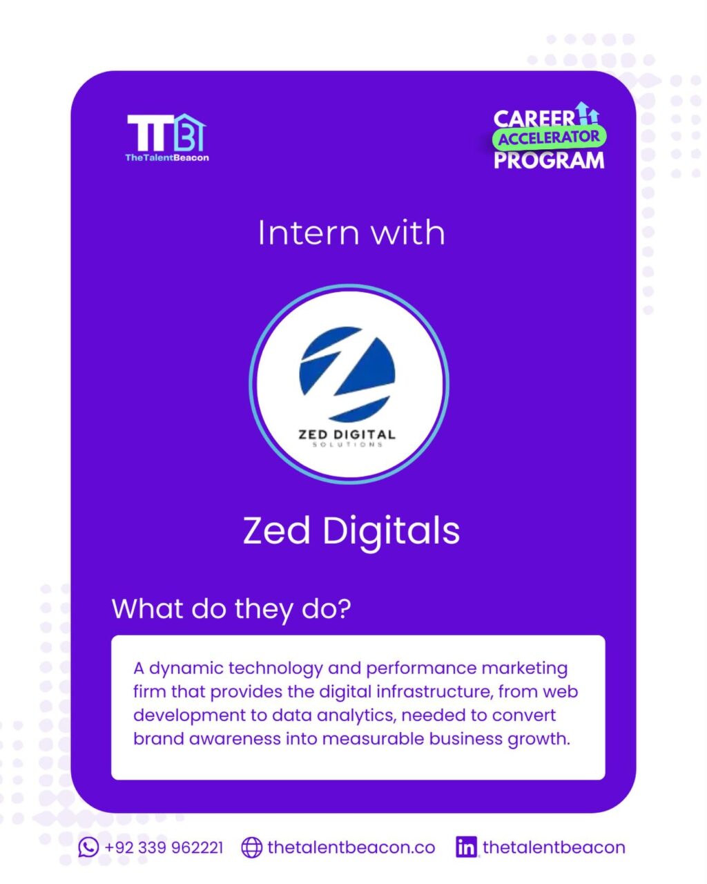 Instagram post from thetalentbeacon. This post is in position 3.