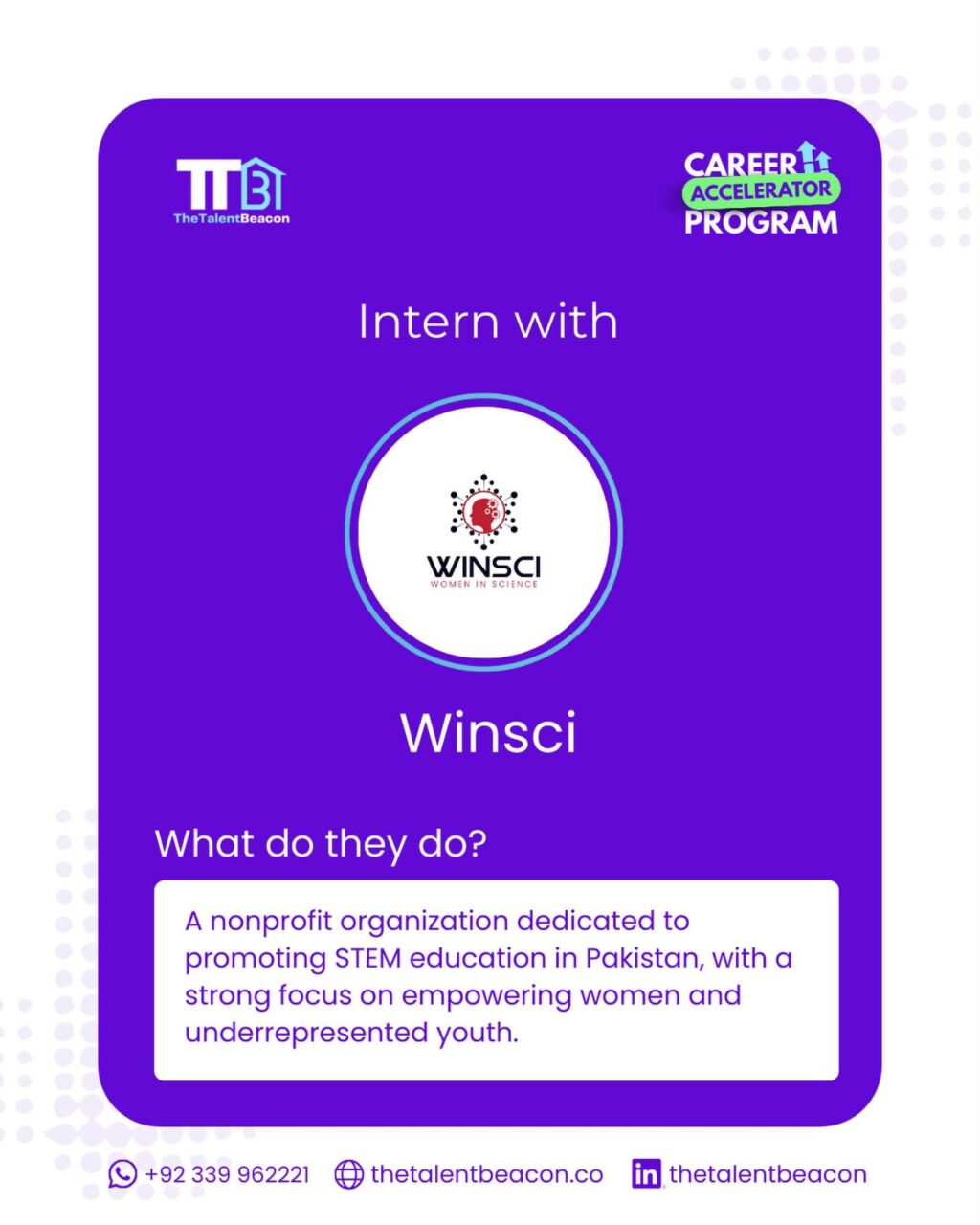 Instagram post from thetalentbeacon. This post is in position 4.