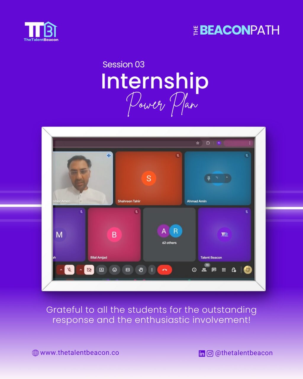 Instagram post from thetalentbeacon. This post is in position 1.