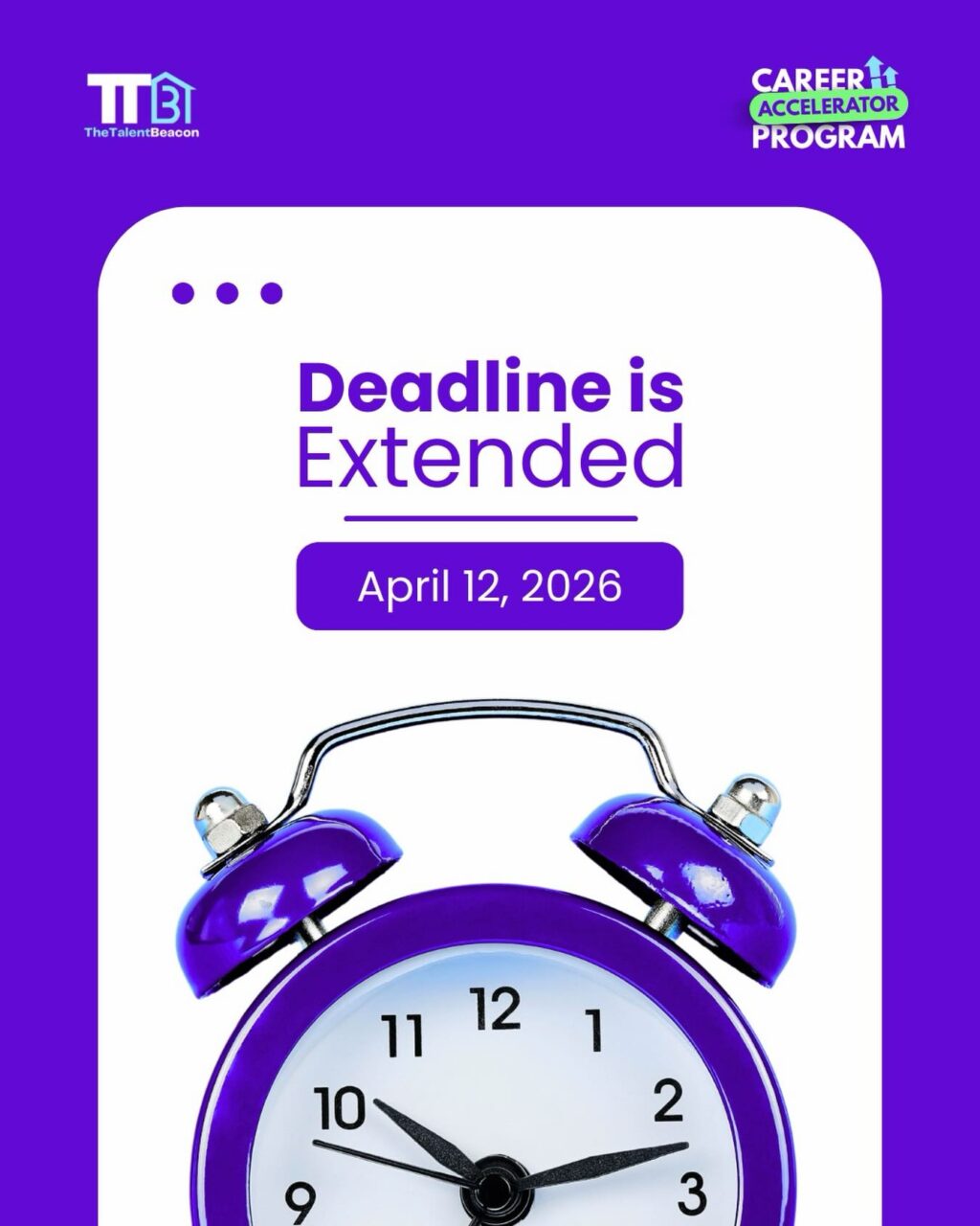 Instagram post from thetalentbeacon. This post is in position 2.